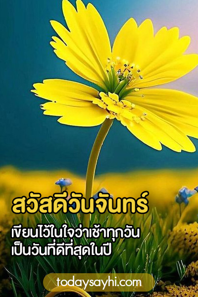 สวัสดีวันจันทร์